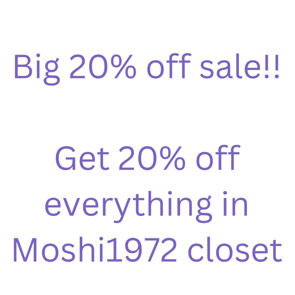 20% off sale